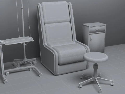 Injection Unit 4K 3D Model