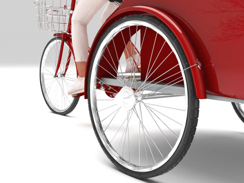 Bike Tour 4K 3D Model