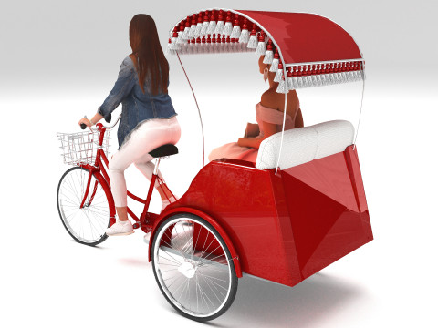 Bike Tour 4K 3D Model
