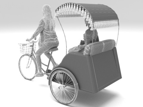 Bike Tour 4K 3D Model