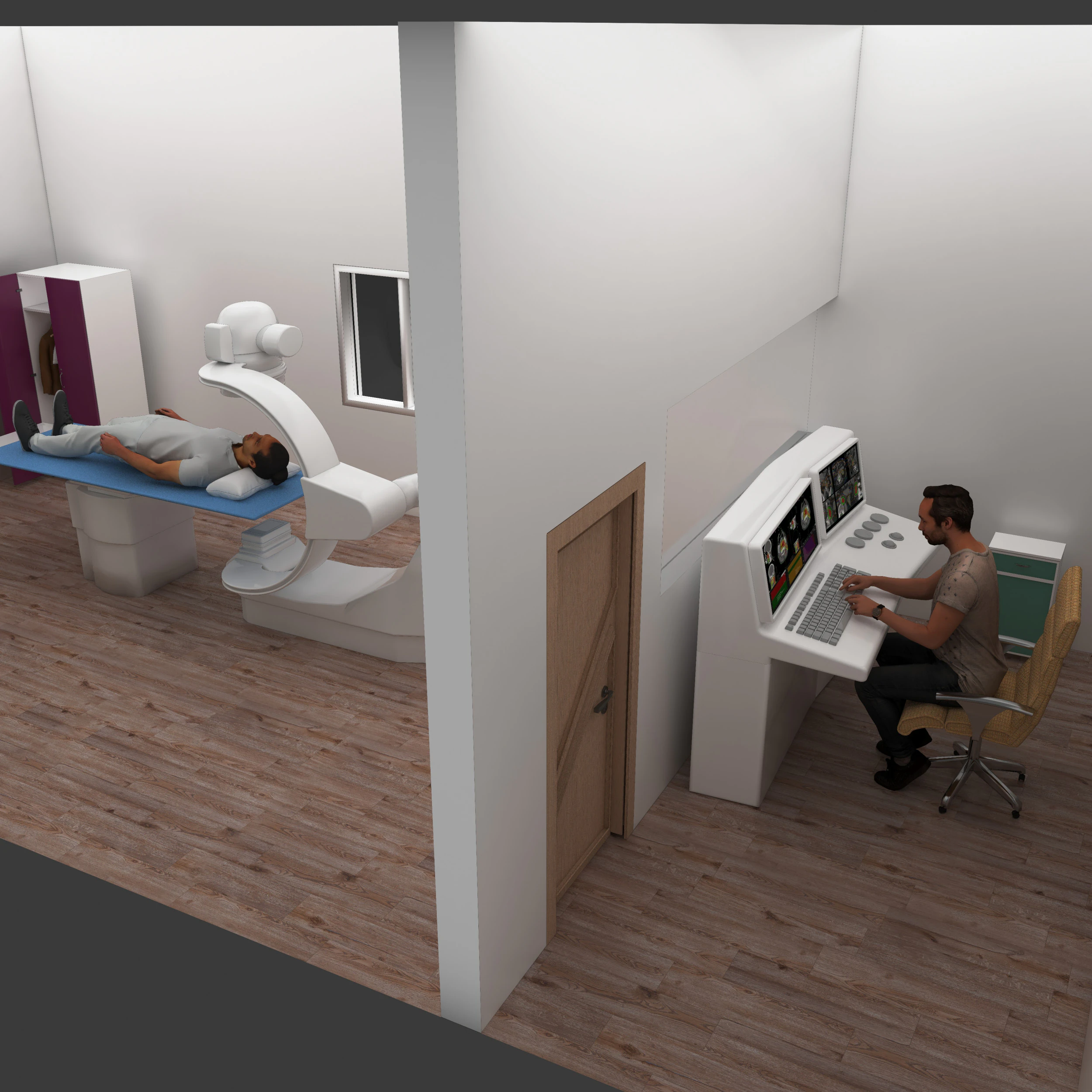 Radiation Therapy 4K 3D Model .c4d .max .obj .3ds .fbx .stl .blend