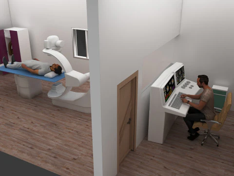 Radioterapia 4K Modelo 3D