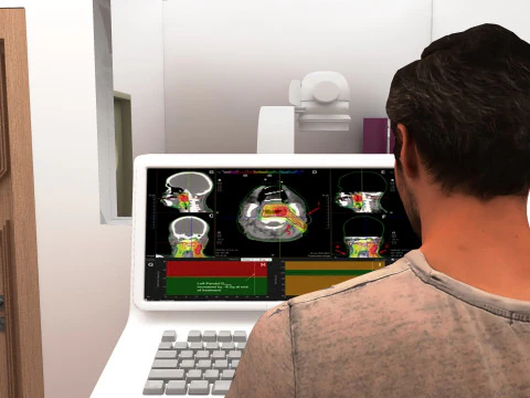 Radiation Therapy 4K 3D Model