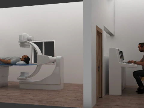Radiation Therapy 4K 3D Model