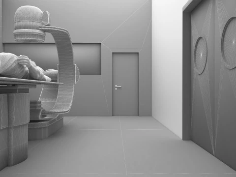 Radiation Therapy 4K 3D Model