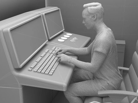 Radiation Therapy 4K 3D Model