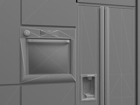 American Kitchen 2 - 4K Model 3D