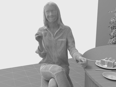 American Kitchen 2 - 4K 3D Model