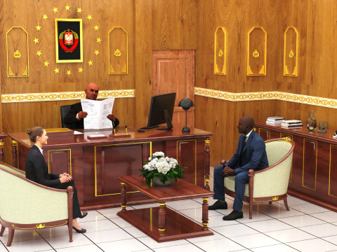 President Office 4K Modelo 3D
