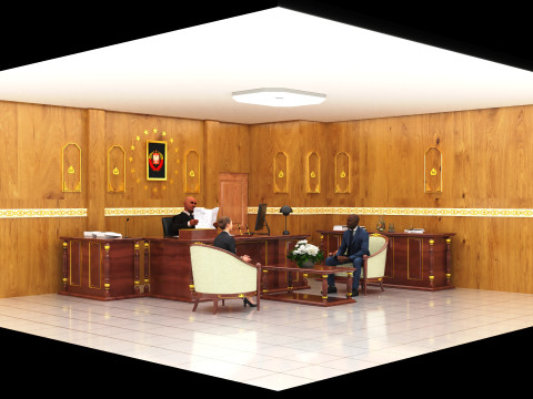 President Office 4K Modelo 3D