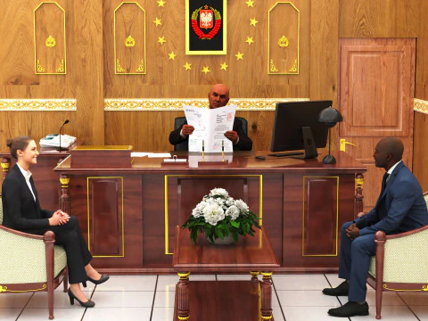 President Office 3D Model