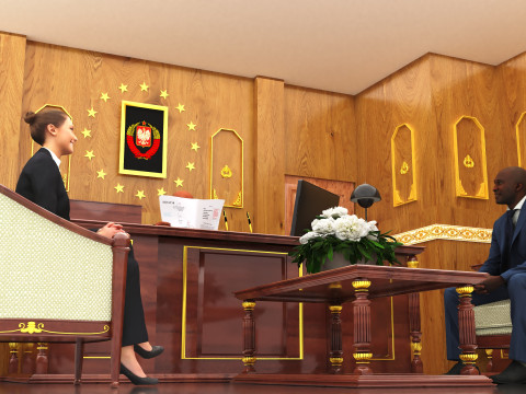 President Office 4K Modelo 3D