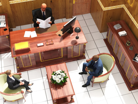 President Office 4K Modelo 3D