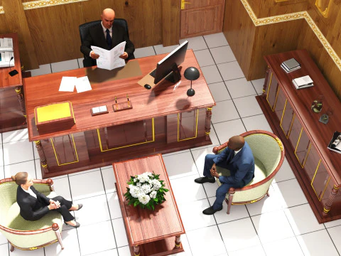 President Office 3D Model