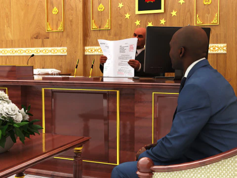 President Office 3D Model