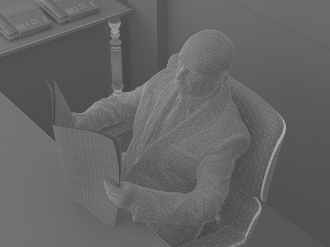 President Office 4K Modelo 3D