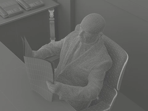 President Office 3D Model