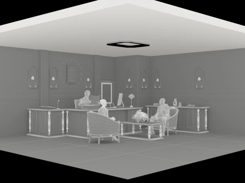President Office 3D Model