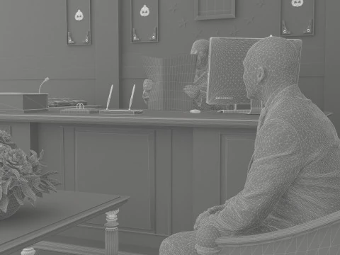 President Office 3D Model