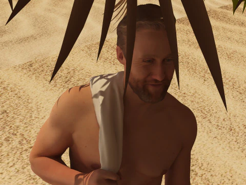 Beach Bar 2 3D Model