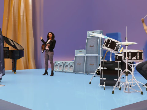 Concert Day 4K 3D Model