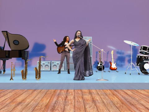 Concert Day 4K 3D Model