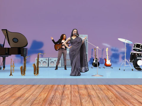 Concert Day 4K 3D Model