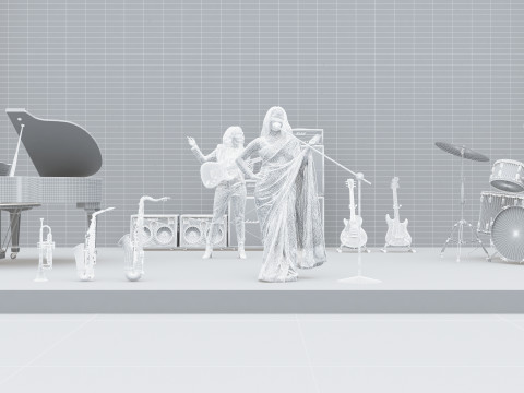 Concert Day 4K 3D Model