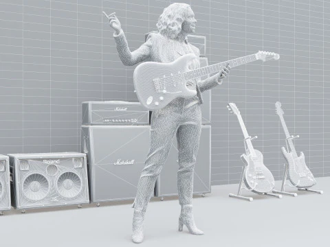 Concert Day 4K 3D Model