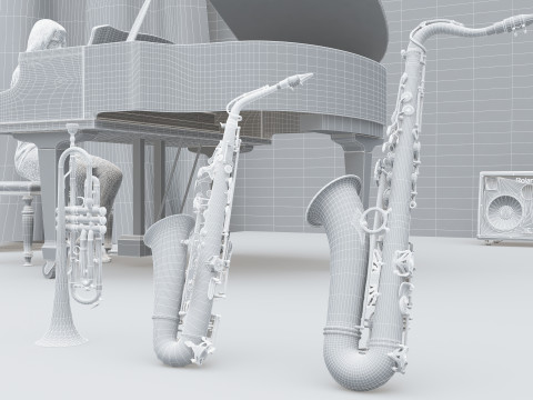 Concert Day 4K 3D Model