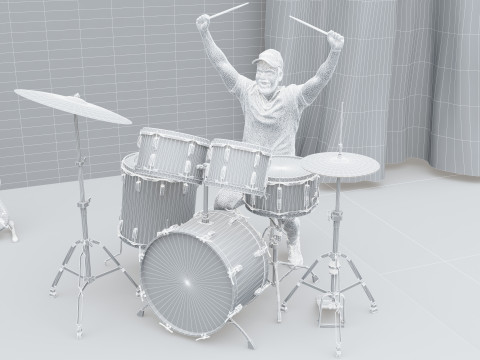 Concert Day 4K 3D Model