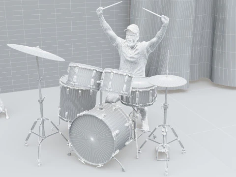 Concert Day 4K 3D Model