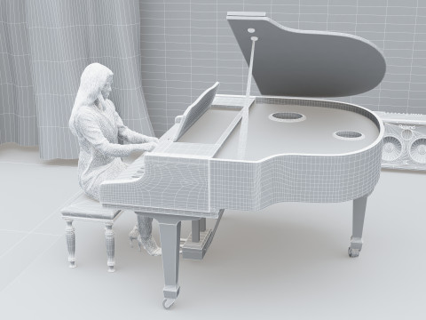 Concert Day 4K 3D Model