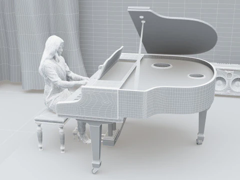Concert Day 4K 3D Model