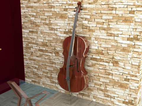 Library Room 4K Modèle 3D