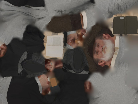 Library Room 4K Modèle 3D