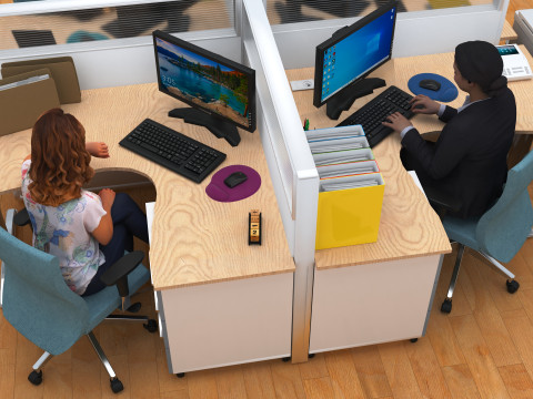 Office 4K Modèle 3D
