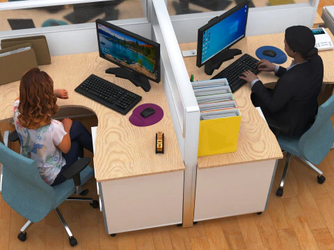 Office 4K 3D Model