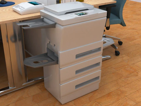 Office 4K 3D Model
