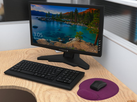 Office 4K Modèle 3D