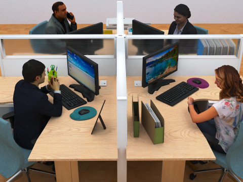 Office 4K Modèle 3D