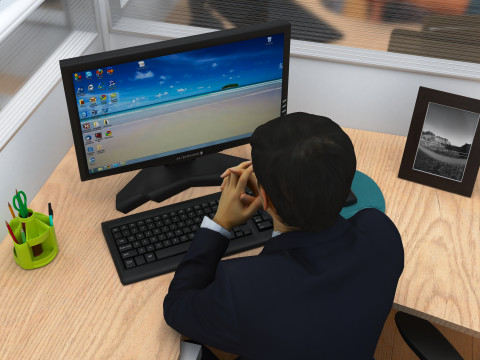 Office 4K Modèle 3D