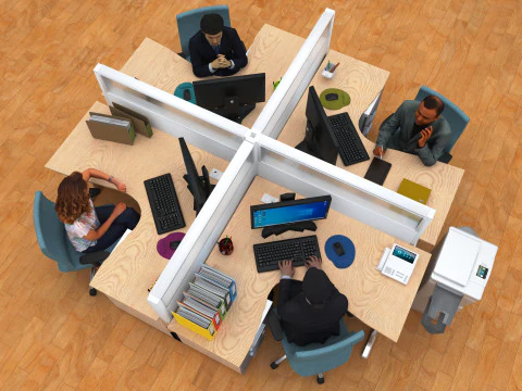 Office 4K 3D Model