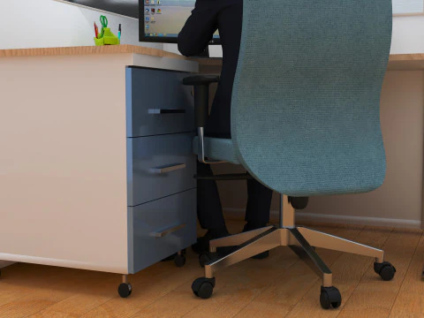 Office 4K 3D Model