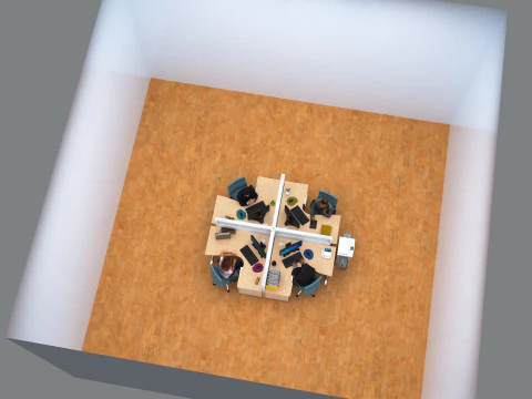 Office 4K 3D Model
