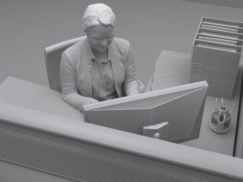 Office 4K Modèle 3D