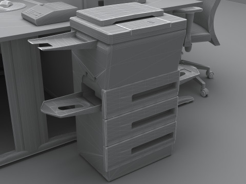 Office 4K Modèle 3D