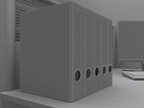 Office 4K Modèle 3D