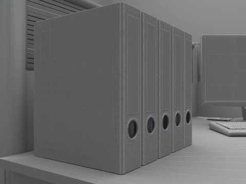 Office 4K 3D Model