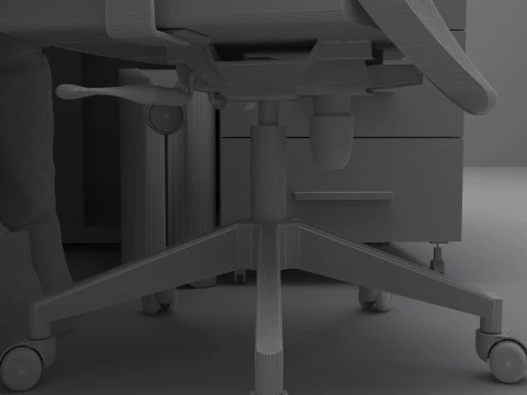 Office 4K 3D Model